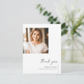 2023年両面写真卒業 サンキューカード (スタンド正面)