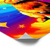 2023年中国のうさぎアートの新年 ポスター (角)