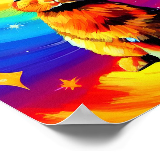 2023年中国のうさぎアートの新年 ポスター (角)