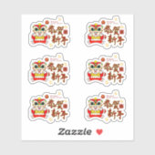 2023年中国のの新年うさぎドラゴンスティック シール (シート)