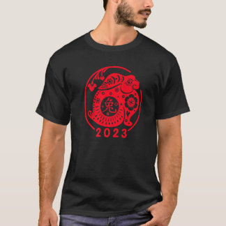 2023年中国のの新年 Tシャツ