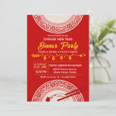 2023年中国の旧正月お祝いパーティー 招待状 (スタンド正面)