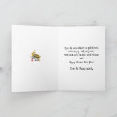 2023年中国の正月紙カット〔占星術の〕十二宮図ウサギ標識 カード (内部)