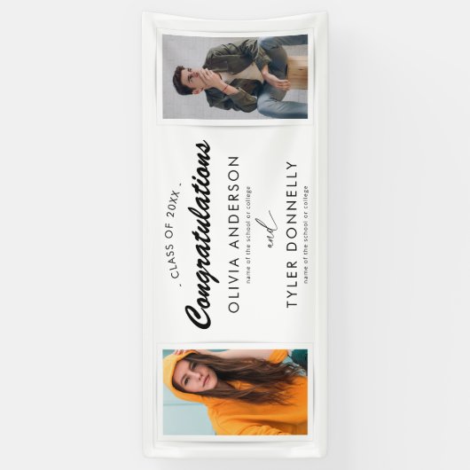 2023年二段卒業写真バナー 横断幕 (縦)