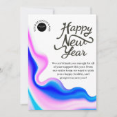 2023年企業の年末年始のお知らせ シーズンカード (正面)