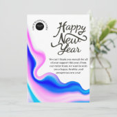 2023年企業の年末年始のお知らせ シーズンカード (スタンド正面)