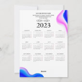 2023年企業の年末年始のお知らせ シーズンカード (裏面)