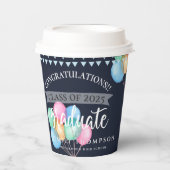 2023年優秀卒業祝いクラス 紙コップ (正面)
