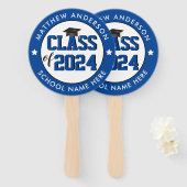 2023年優等卒業エレガント会のクラス ハンドファン (正面&裏面)