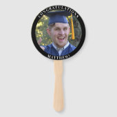 2023年写感動的真金ゴールド黒 ハンドファン (裏面)