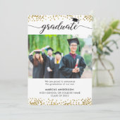2023年写真両面卒業招待状 招待状 (スタンド正面)