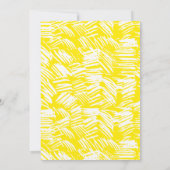 2023年写真卒業の黄色の破線 案内状 (裏面)