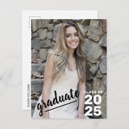 2023年写真高モダン校卒業 案内ポストカード (正面/裏面)