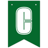 2023年卒業のグリーンクラス写真卒業 バンティングフラッグ (第2の旗)