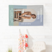 2023年卒業のミニマリストカラーブロッククラス 横断幕 (インサイチュ)