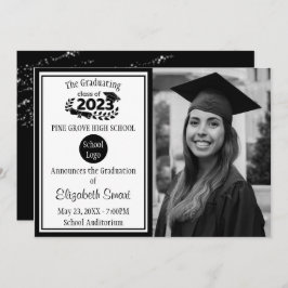 2023年卒業の白黒クラス 招待状