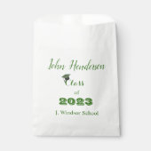 2023年卒業グリーン&ホワイトクラス フェイバーバッグ (正面)