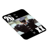 2023年卒業タイポグラフィはっきりしたフォトマグネット マグネット (右側)