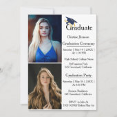 2023年卒業パーティーの写真教室 案内状 (正面)