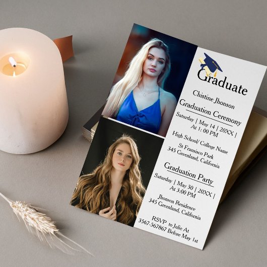 2023年卒業パーティーの写真教室 案内状