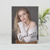 2023年卒業パーティーカードの写真クラス カード (スタンド正面)