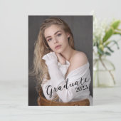 2023年卒業パーティーカードの写真クラス カード (スタンド正面)