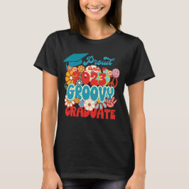 2023年卒業レトロ誇りを持ったフローラGroovyのクラス Tシャツ