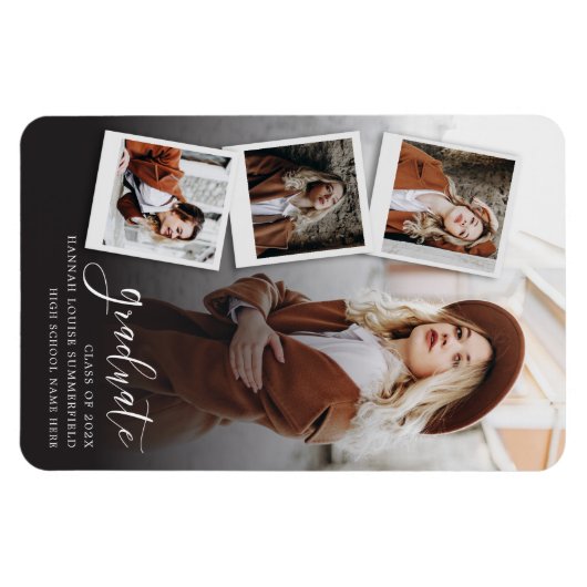 2023年卒業写真数々の卒業発表 マグネット (横)