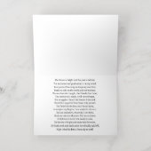 2023年卒業発表の折り畳みゴールドフォイルカード 箔シーズンカード (内側レイダウン)