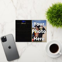 2023年卒業発表の折り畳みゴールドフォイルカード