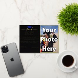 2023年卒業発表の折り畳みゴールドフォイルカード 箔シーズンカード