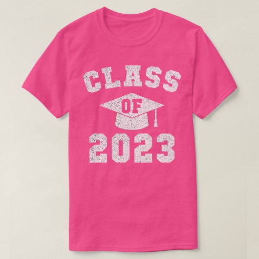 2023年卒業者のクラス Tシャツ (デザイン正面)