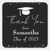 2023年卒業 スクエアシール (正面)