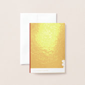 2023年国際的ベトナム新年 箔カード (裏面封筒付き)