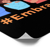 2023年国際的女性デーを受け入れる ポスター (角)