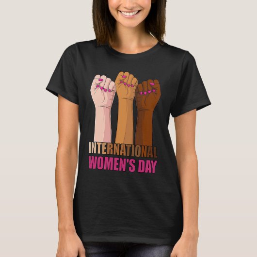 2023年国際的女性デー男女共同参画ブレア Tシャツ (正面)