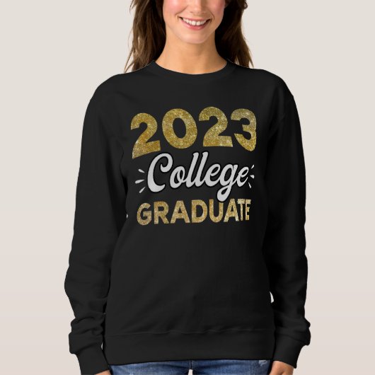 2023年大学大学院卒業生卒業 スウェットシャツ (正面)