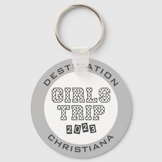 2023年女子旅カスタム キーホルダー (正面)