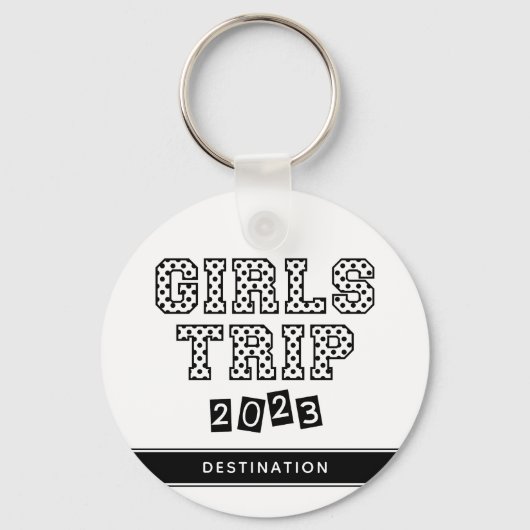 2023年女子旅女子会カスタム キーホルダー (正面)