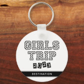 2023年女子旅女子会カスタム キーホルダー (正面)