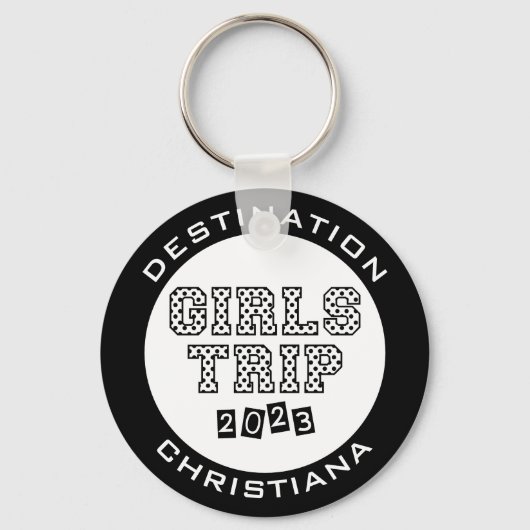 2023年女子旅 カスタム キーホルダー (正面)