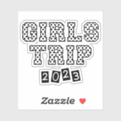 2023年女子旅 女子週末バケーション シール (シート)