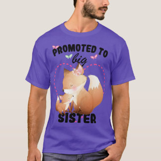 2023年姉に昇進キツネ妊娠アナウンス Tシャツ