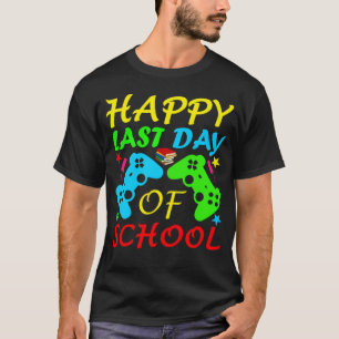 2023年学校のハッピーラストデイGamerビデオゲーム Tシャツ