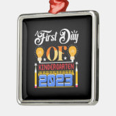 2023年幼稚園の初日 メタルオーナメント (左)