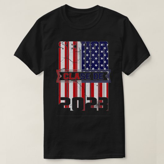 2023年度アメリカ国旗クラス Tシャツ (デザイン正面)