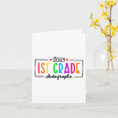 2023年度オートグラフ1年生卒業 カード (黄色い花)