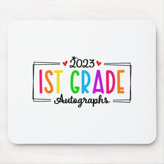 2023年度オートグラフ1年生卒業 マウスパッド (正面)