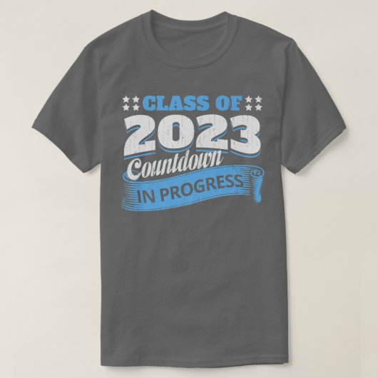 2023年度カウントダウンおもしろい大学院生グラのクラス Tシャツ (デザイン正面)