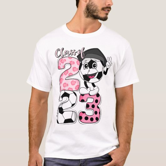 2023年度サッカー部卒業生 Tシャツ (正面)